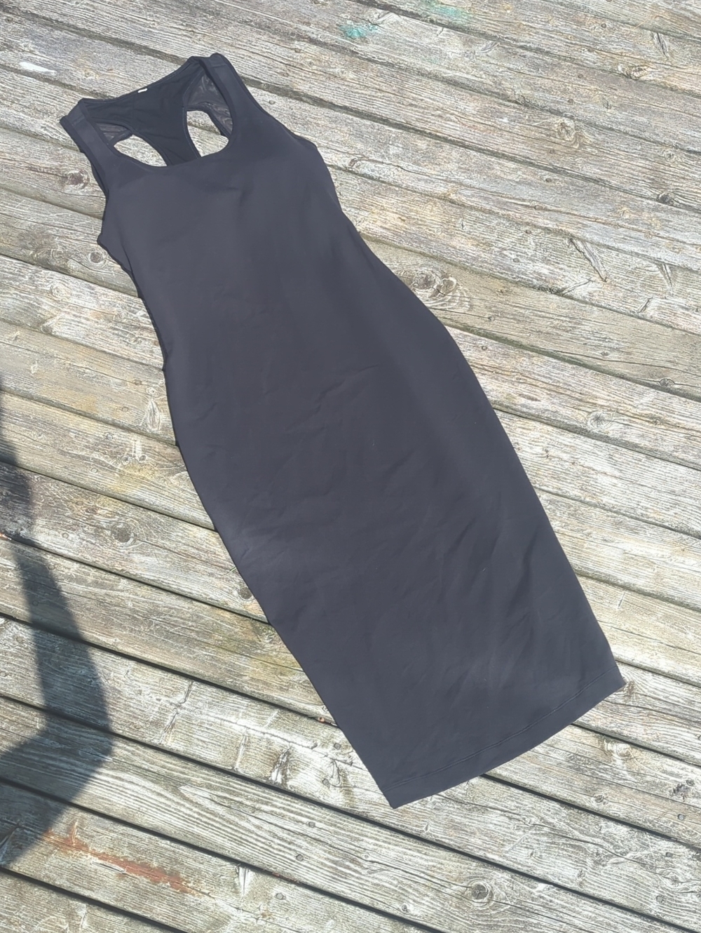 Black Sleeveless Bodycon Midi Dress - Lululemon